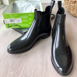 Sam Edelman Black Rain Boots